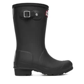 Buty dla chłopców - Kalosze Hunter Orginal Kids JFT6000RMA Czarny - miniaturka - grafika 1