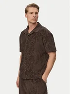 Koszule męskie - JOOP! Jeans Koszula Moana 30101962 Brązowy ciemny Regular Fit - miniaturka - grafika 1