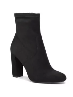 Botki damskie - Steve Madden Botki Editt Ankle Boot SM11000225-04001-001 Czarny - grafika 1