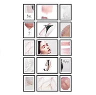 Ramki na zdjęcia - Zestaw Drewianych Ramek - Galeria Czarnych Ramek Na 15 Zdjęć - miniaturka - grafika 1