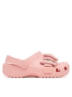 Buty dla dziewczynek - Crocs Klapki Classic Bow Clog 211886 Różowy - miniaturka - grafika 1