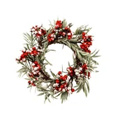 Ozdoby bożonarodzeniowe - Stroik do świeczki 7 cm - miniaturka - grafika 1