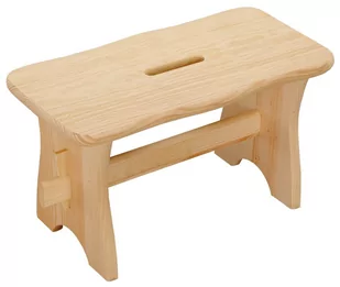 Kesper 69575 stopy ławka wykonana z drewna sosnowego, sosna, brązowa, 38.5 x 19 x 21 cm 69575 - Ławki do przedpokoju - miniaturka - grafika 1