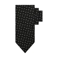 Krawaty i muchy męskie - BOSS BLACK Jedwabny krawat H-TIE - miniaturka - grafika 1