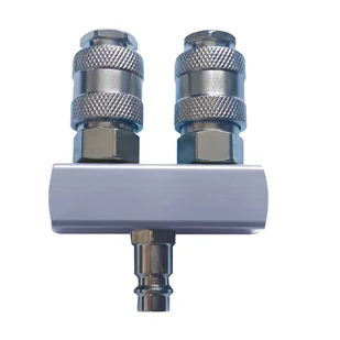 IMPAX Szybkozłączka dwukierunkowa GZ 1/4" stal IMX3" - Akcesoria pneumatyczne - miniaturka - grafika 1