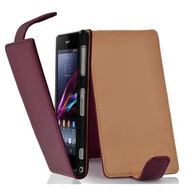 Etui i futerały do telefonów - Sony cador Abo Flip Style etui do Xperia Z1 Compact (L39h) Case Cover etui ochronne etui torba, Xperia Z1 Compact DE-101679 - miniaturka - grafika 1