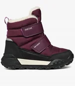 Śniegowce damskie - Geox Śniegowce Dziecięce Fioletowe Ocieplane 34 Jja - miniaturka - grafika 1