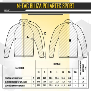 M-Tac - Polar Polartec Sport - Coyote - 70017005 - Odzież taktyczna i umundurowanie - miniaturka - grafika 12