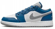 Moda i Uroda OUTLET - Buty Nike Air Jordan 1 Low GS "True Blue" (553560-412) 38.5EU - miniaturka - grafika 1