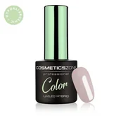 Lakiery hybrydowe - Lakier hybrydowy hipoalergiczny beżowy z drobinkami 7ml – Parisian Beige 268 - miniaturka - grafika 1