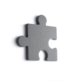 Panel akustyczny POLY, puzzel, 700x700x50 mm, ścienny, jasnoszary - Płyty i maty izolacyjne - miniaturka - grafika 1