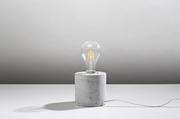 Lampy stojące - Sollux Lighting Lampa biurkowa SALGADO beton PERSIAN INDIGO - miniaturka - grafika 1