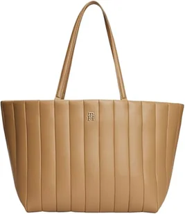 Tommy Hilfiger Damska torba TH GRACE TOTE AW0AW17670 Tote, Khaki (płótno safari), jeden rozmiar, Khaki (płótno safari), One Size - Torebki damskie - miniaturka - grafika 1