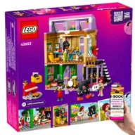 Klocki - Sklep Muzyczny LEGO® Friends z Instrumentami i Mieszkaniem – Zestaw 2w1 z Figurkami, Corgim i Detalami dla Małych Fanów Muzyki + EBOOK-3 - miniaturka - grafika 1