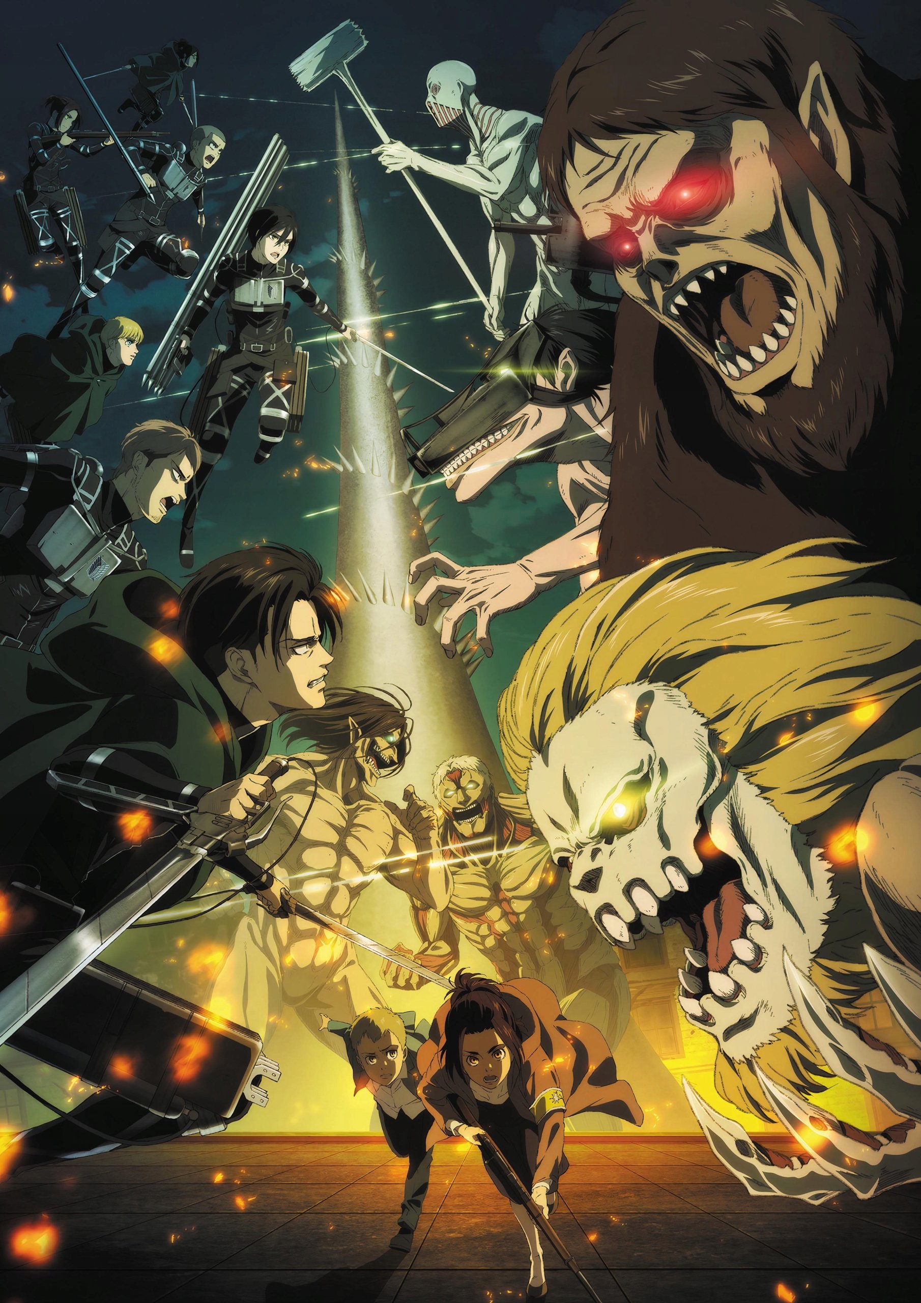 Plakat A3 Shingeki no Kyojin Attack on Titan Anime