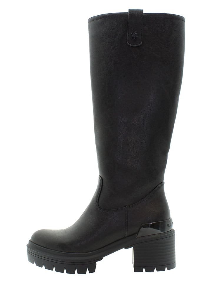 U.S. Polo Assn. Kozaki w kolorze czarnym