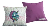 Kołdry i poduszki dla dzieci - Poduszka dekoracyjna FORTNITE 40 x 40 cm Halantex poliester Battle Royal - miniaturka - grafika 1