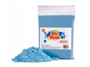 Bibimoon Piasek Kinetyczny 1Kg Woreczek Niebieski - Masy plastyczne - miniaturka - grafika 1