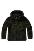Kurtki damskie - Kurtka Damska Brandit Teddyfleece Kaptur WoodlandXS - miniaturka - grafika 1