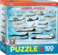 Puzzle - Eurographics History Of Aviation Jigsaw Puzzle 100 Pieces 13"X19" EUROKIDS-0086 - miniaturka - grafika 1