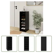 Szafki na buty - The Living Store Szafka na buty czarna 31,5x35x90 cm Materiał drewnopochodny - miniaturka - grafika 1