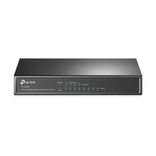 TP-Link TL-SF1008P Nie zarządzany Fast Ethernet (10/100) Obsługa PoE Czarny - Pozostałe akcesoria sieciowe - miniaturka - grafika 1