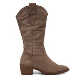 Kozaki damskie - Kowbojki Tamaris 1-25701-41 Brązowy - miniaturka - grafika 1