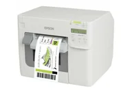 Drukarki kart i etykiet - Epson ColorWorks C3500 C31CD54012CD, kolorowa drukarka etykiet, cutter, disp., USB, Ethernet, NiceLabel, white - miniaturka - grafika 1