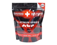 Amunicja i osprzęt ASG - Kulki Cybergun SWISS ARMS Białe 0.25gr 4000szt - miniaturka - grafika 1