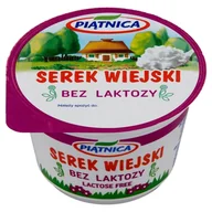 Sery - Piątnica - Serek wiejski bez laktozy - miniaturka - grafika 1