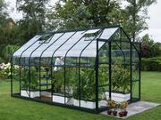 Szklarnie ogrodowe - VITAVIA szklarnia ogrodowa Diana 11500, zielona - 11,5 m2, (2,57 m x 4,45 m) szkło hartowane + baza - miniaturka - grafika 1