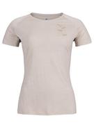 Koszulki sportowe damskie - Odlo Koszulka funkcyjna "Ascent" w kolorze kremowym - miniaturka - grafika 1