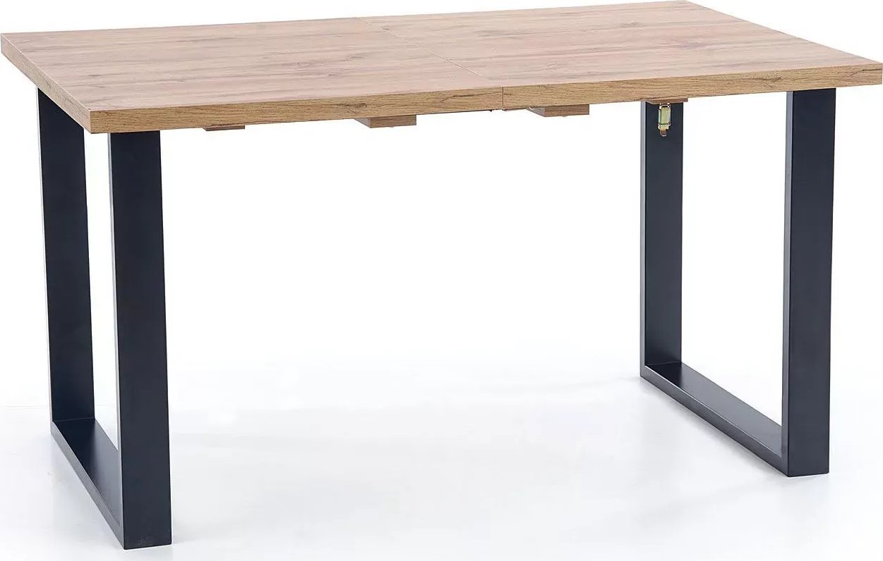 Elior Drewniany rozkładany stół w stylu loft do salonu Lucy 2X