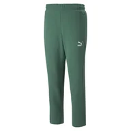 Spodnie męskie - Męskie Spodnie PUMA T7 TRACK PANTS DK 53819937 – Zielony - miniaturka - grafika 1