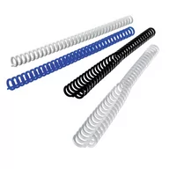 Grzbiety do bindownic - GBC Grzbiety CLICK 8mm PRZEZROCZYSTE 50szt 387302e - miniaturka - grafika 1