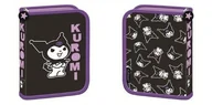 Piórniki - Piórnik dwuklapkowy bez wyposażenia Kuromi black - miniaturka - grafika 1