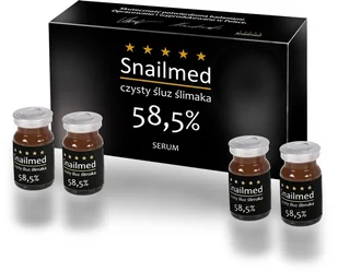 Snailmed Snailmed Serum Czarne (4 x 8 ml) - Pozostałe kosmetyki do pielęgnacji twarzy - miniaturka - grafika 2