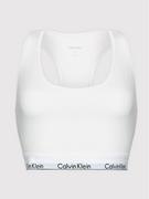 Koszulki i topy damskie - Calvin Klein Underwear Biustonosz top 000QF5116E Biały Biały - miniaturka - grafika 1