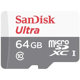 SanDisk Ultra Lite MicroSDXC 64GB UHS-I SDSQUNR-064G-GN3MA SDSQUNR-064G-GN3MA - Karty pamięci - miniaturka - grafika 1