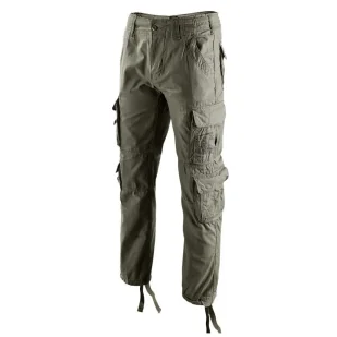 Spodnie BRANDIT Pure Slim Fit Olive - Odzież taktyczna i umundurowanie - miniaturka - grafika 1