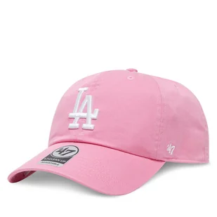 Czapka z daszkiem 47 Brand MLB Los Angeles Dodgers '47 CLEAN UP B-RGW12GWS Różowy - Czapki dla dzieci - miniaturka - grafika 1