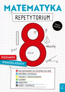 matematyka. repetytorium. egzamin ósmoklasisty - Lektury szkoła podstawowa - miniaturka - grafika 1