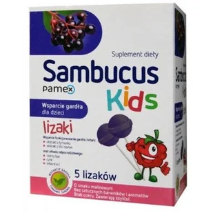 Sambucus kids lizaki x 5 szt - Suplementy diety - miniaturka - grafika 1