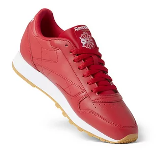 Półbuty męskie - Buty Reebok Classic Leather Shoes GY3601 Czerwony - grafika 1