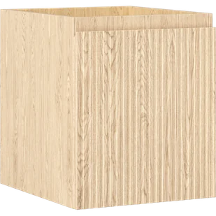Mexen Rivel szafka łazienkowa podumywalkowa 40 cm, 1 szuflada, ryflowana , dąb - 91A20-04047-1-BF81 - Szafki łazienkowe - miniaturka - grafika 1
