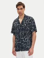 Koszule męskie - Emporio Armani Koszula EM000593 AF12351 FB070 Granatowy Regular Fit - miniaturka - grafika 1