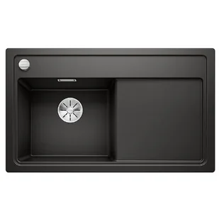 Blanco Zlew ZENAR 45S Czarny lewa korek auto. InFino 526034 - Zlewozmywaki - miniaturka - grafika 1