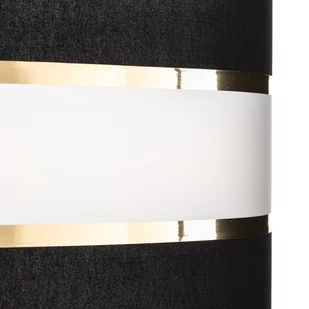 Lampa wisząca Helen tekstylna czarna-złota, Ø 40cm - Lampy sufitowe - miniaturka - grafika 4