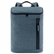 Torby na laptopy - reisenthel Overnighter Backpack 41 cm komora na laptopa twist blue - miniaturka - grafika 1