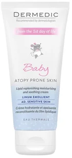 Dermedic EMOLIENT LINUM Baby Nawilżająco-kojący krem uzupełniający lipidy skóry - Kremy dla dzieci - miniaturka - grafika 1